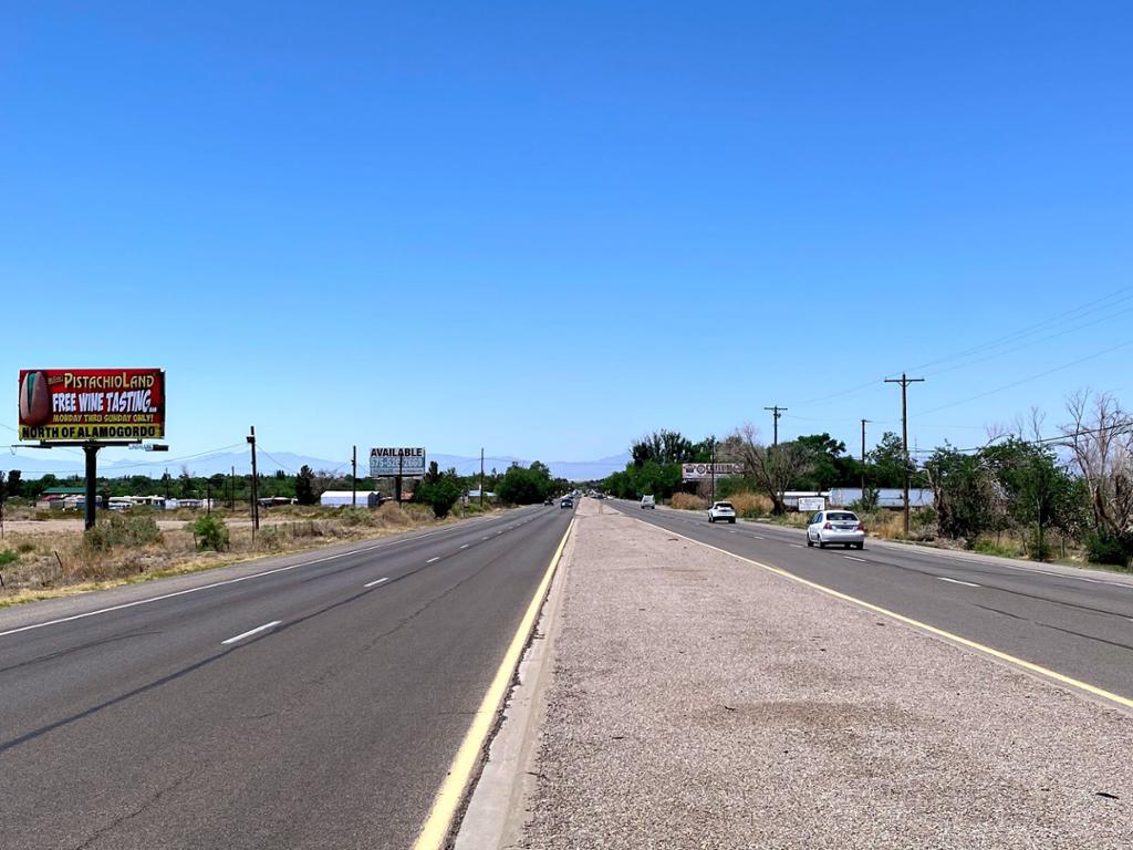 Photo of a billboard in Mescalero