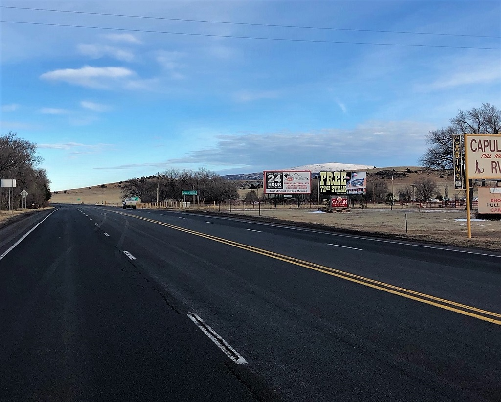 Photo of a billboard in Capulin