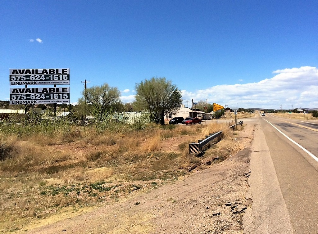 Photo of a billboard in Wagon Mound