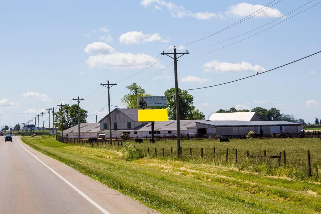 Photo of a billboard in College Corner