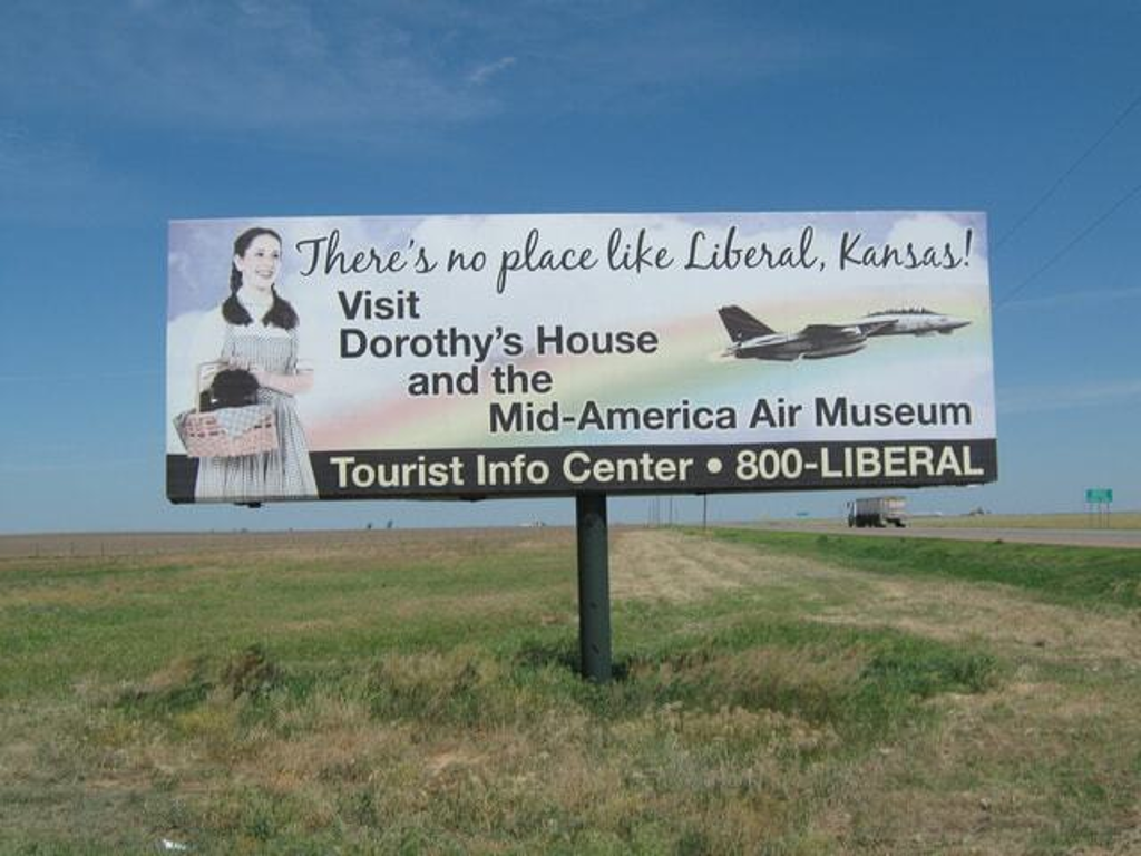 Photo of a billboard in Booker