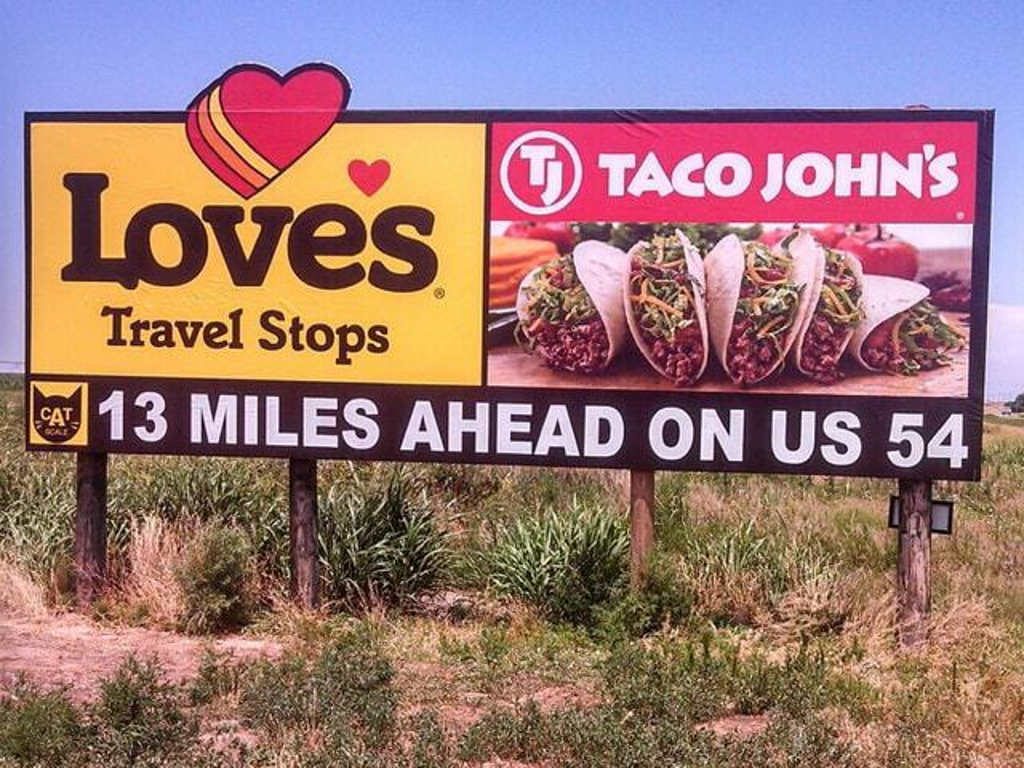 Photo of a billboard in Montezuma