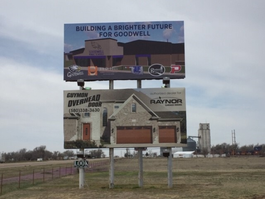 Photo of a billboard in Morse