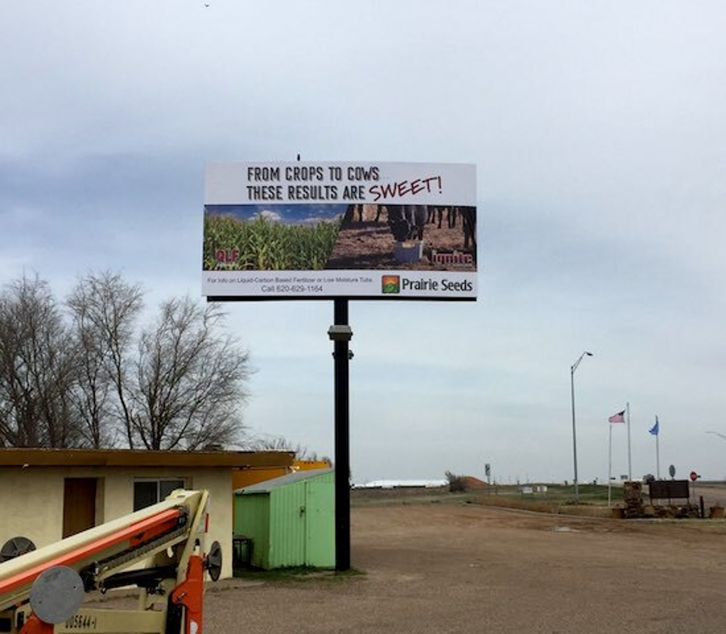 Photo of a billboard in Ulysses