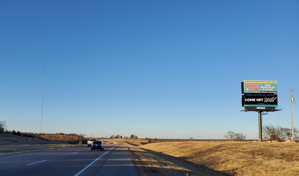 Photo of a billboard in Bowlegs