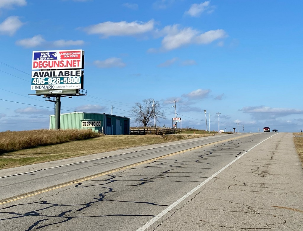 Photo of a billboard in Arkoma