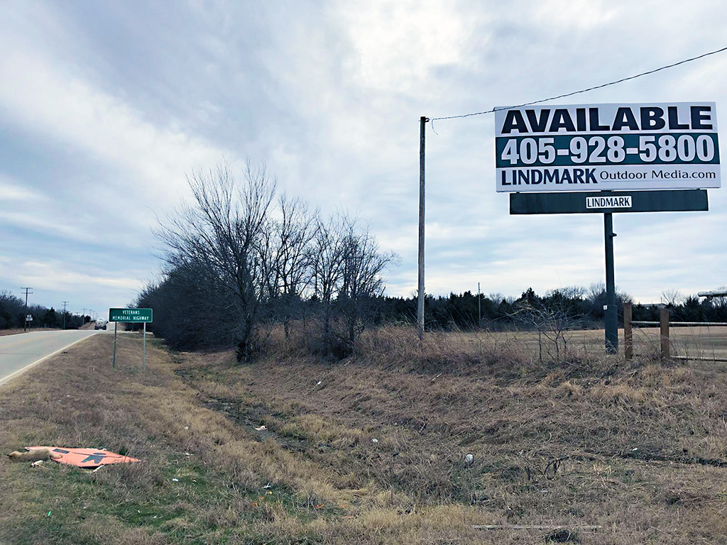 Photo of a billboard in Lawrence Creek