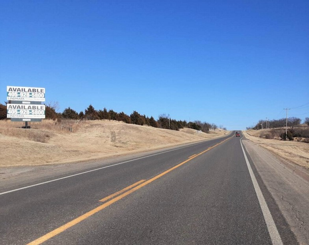 Photo of a billboard in Cushing