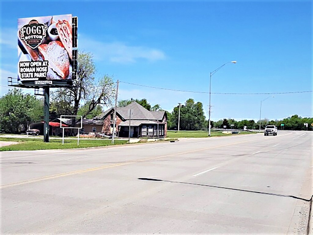 Photo of a billboard in Hinton