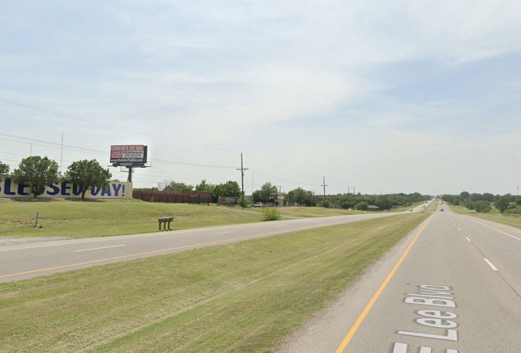 Photo of an outdoor ad in Lawton