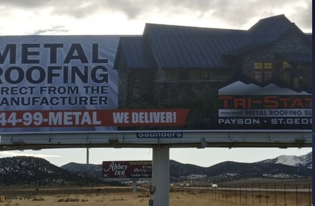 Photo of a billboard in Red Canyon