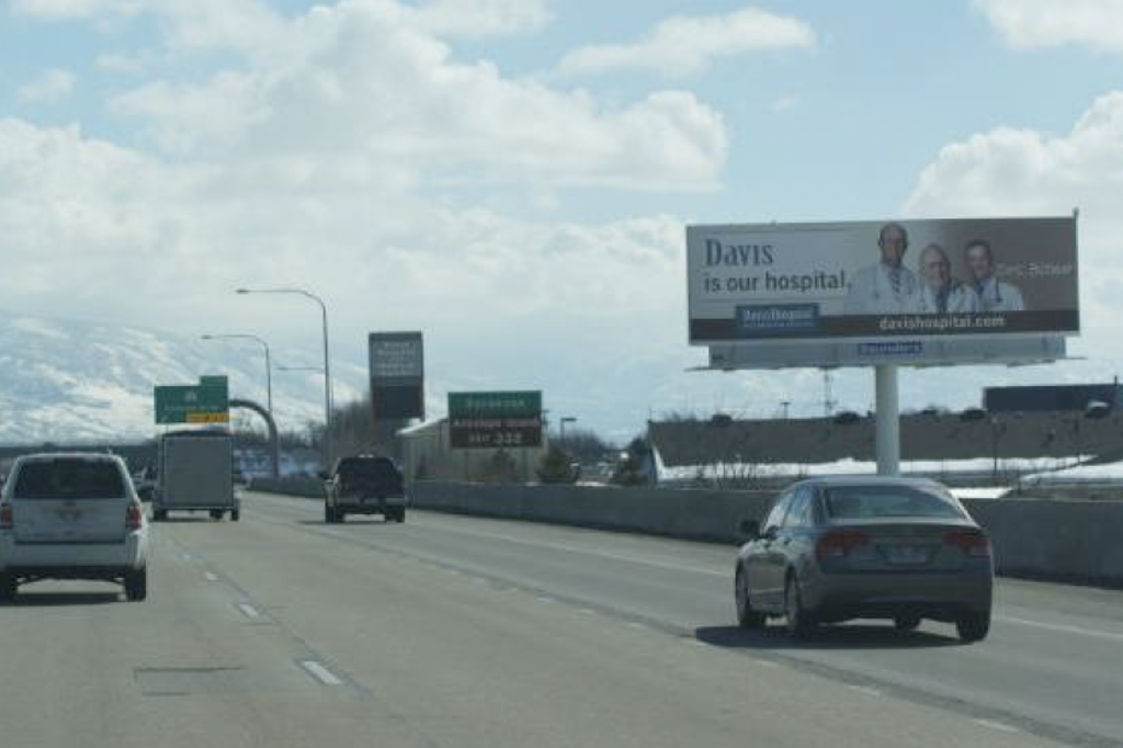 Photo of a billboard in Hill AFB