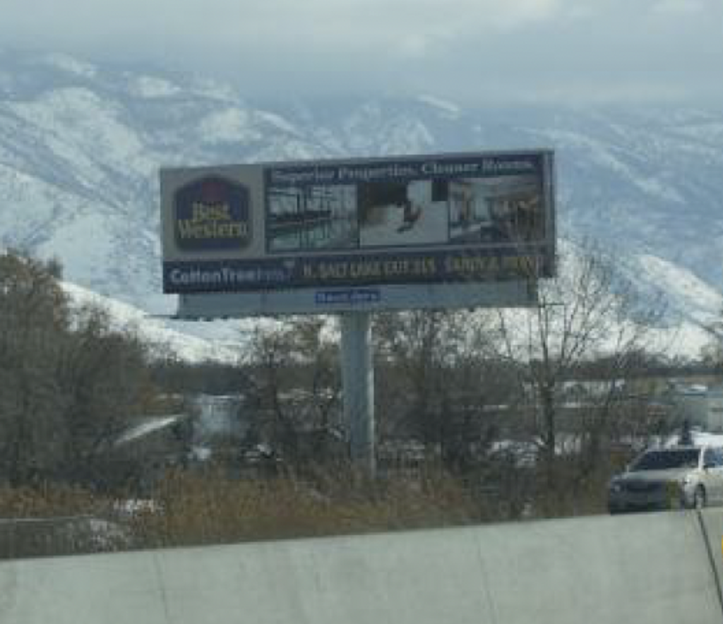 Photo of a billboard in Layton