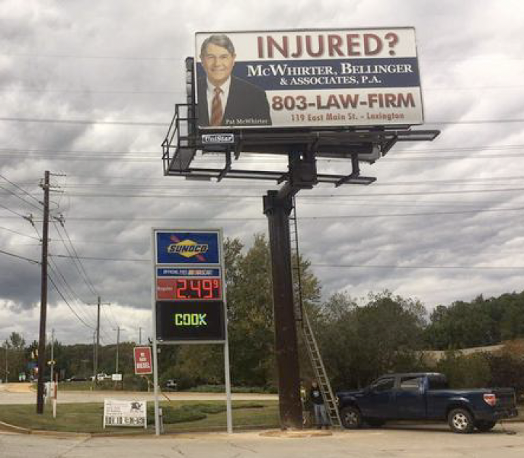 Photo of a billboard in Little Mountain