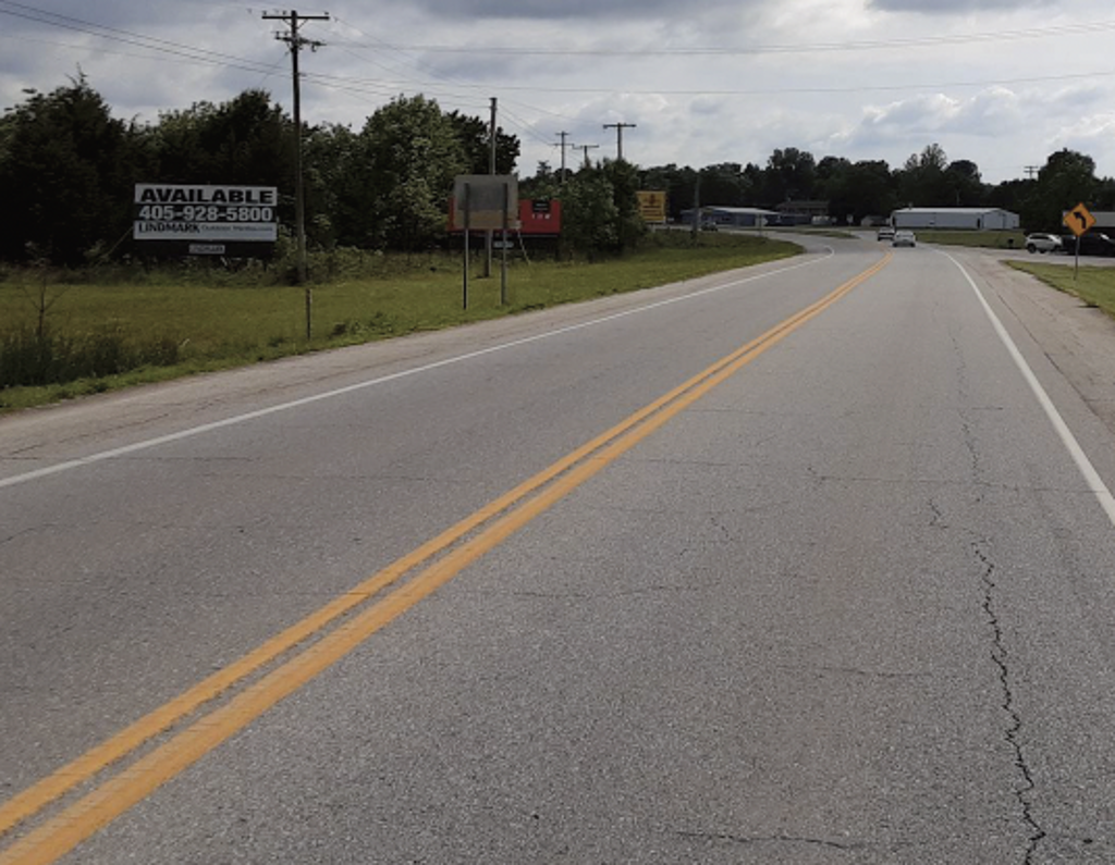 Photo of a billboard in Quapaw