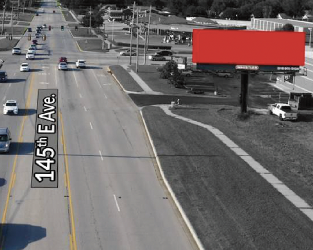Photo of a billboard in Leonard