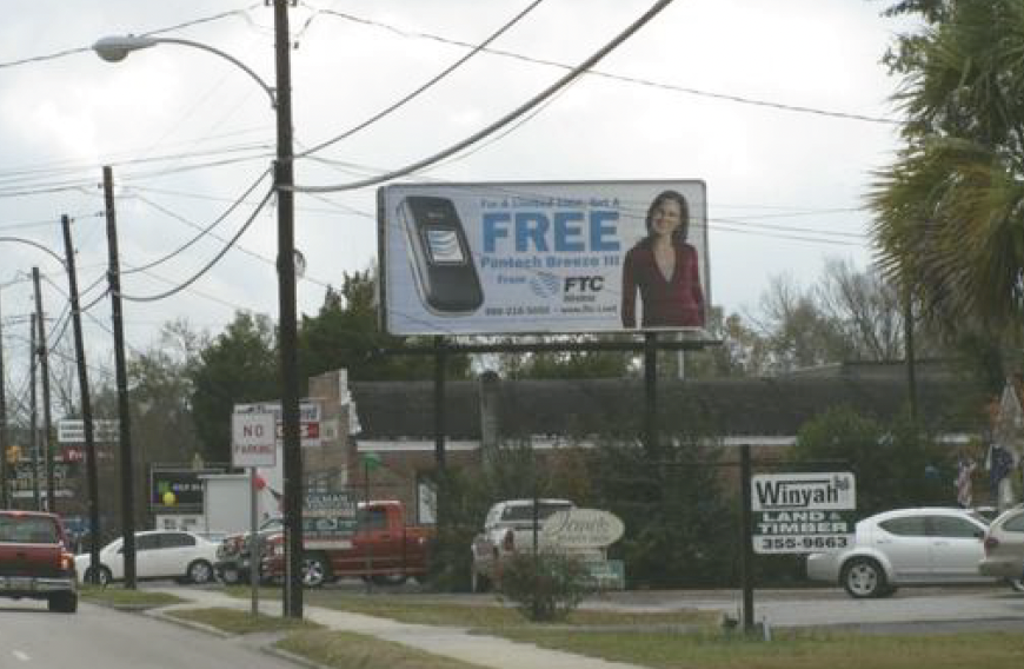 Photo of a billboard in Kingstree