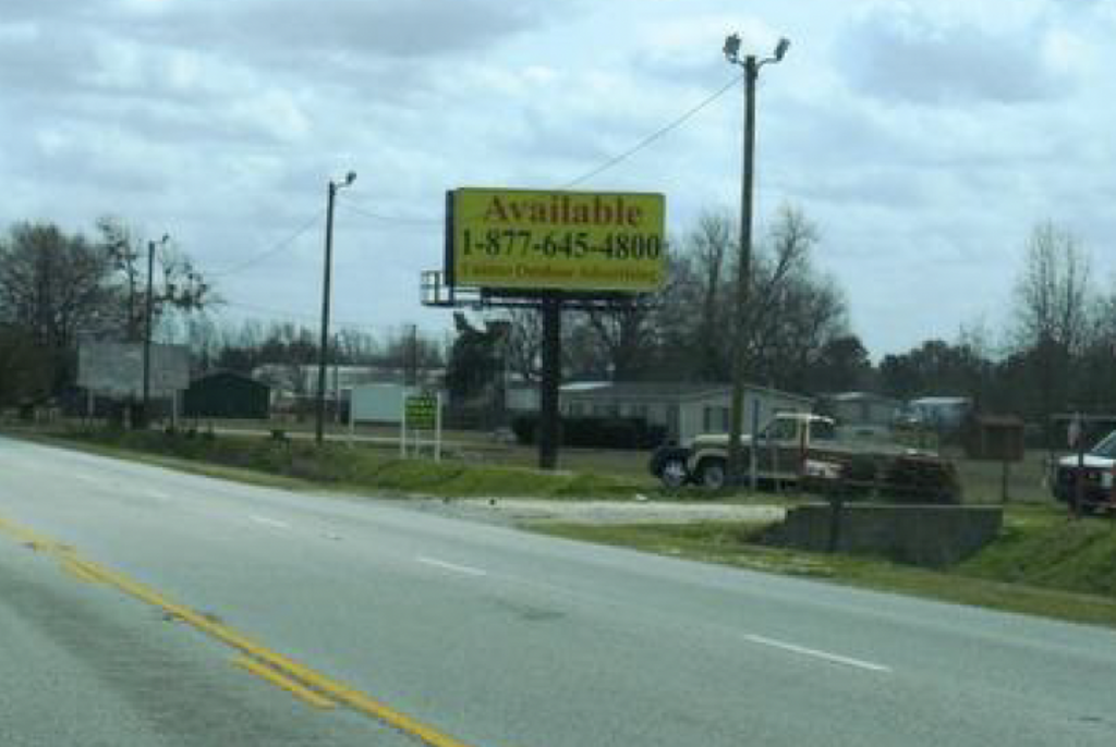 Photo of a billboard in McBee