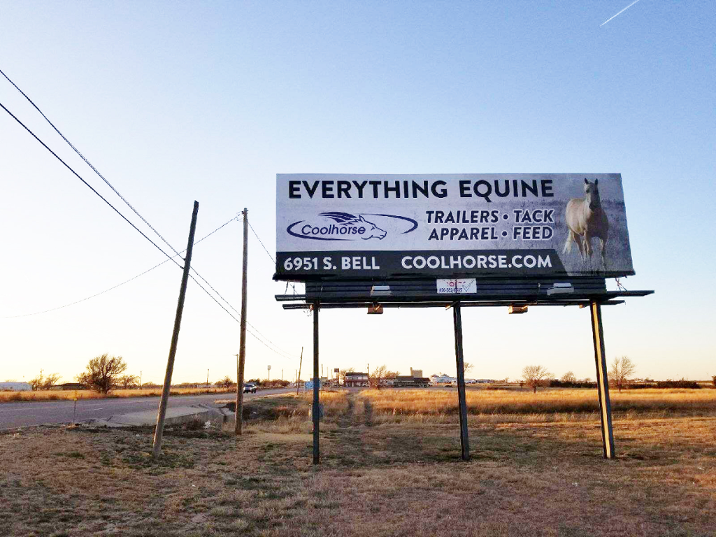 Photo of a billboard in Claude