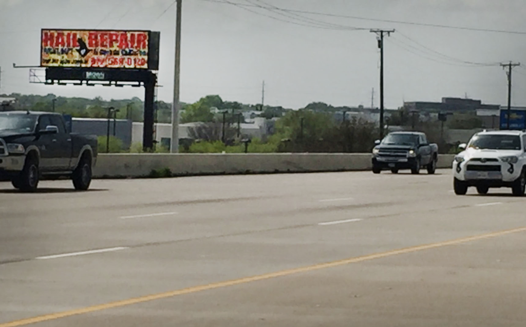 Photo of a billboard in West Unity