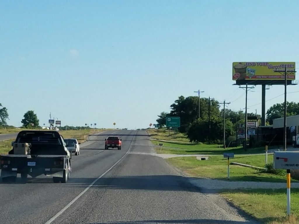 Photo of a billboard in Blanket