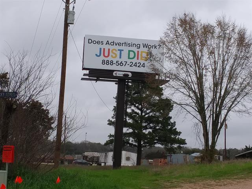 Photo of a billboard in Round Top