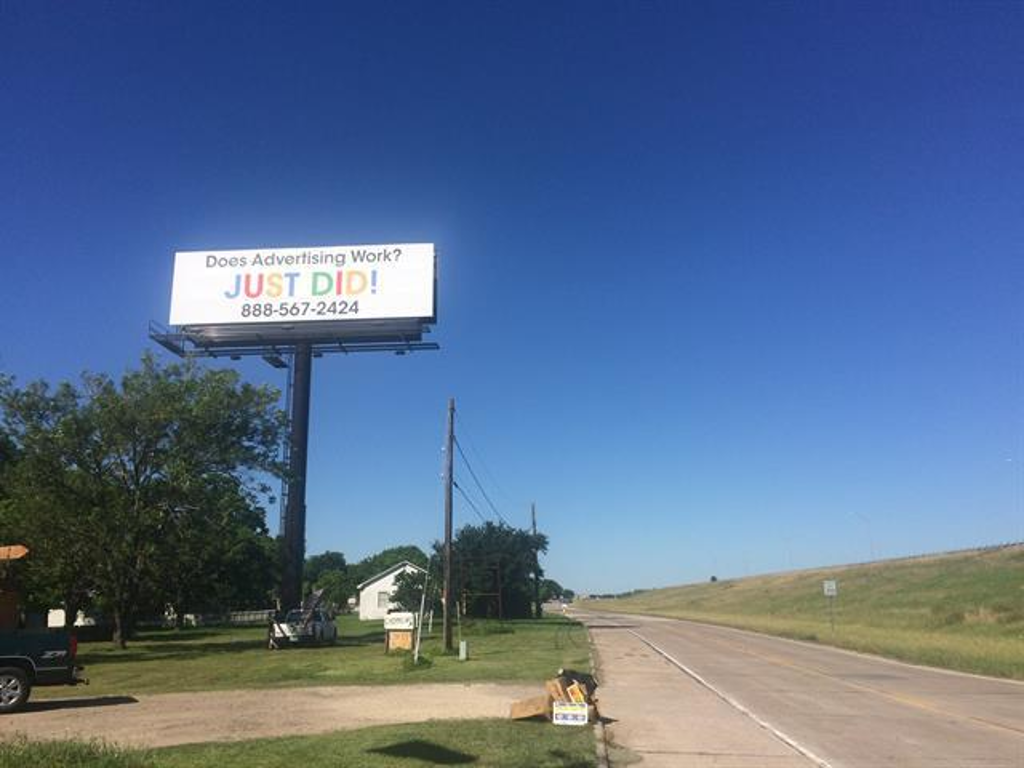 Photo of a billboard in Edna