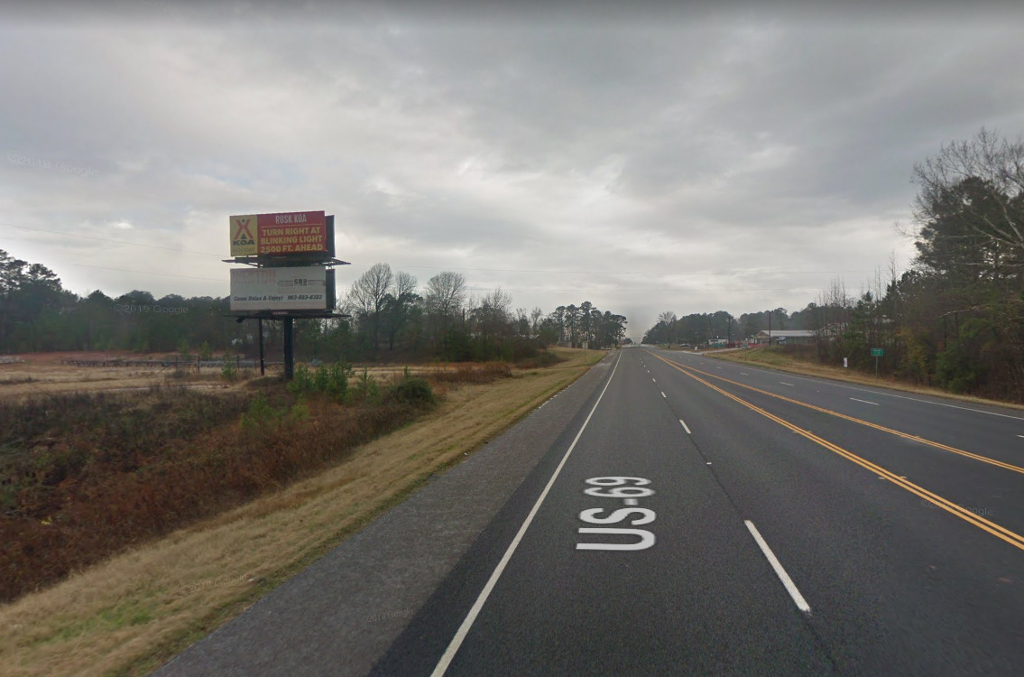 Photo of a billboard in Rusk