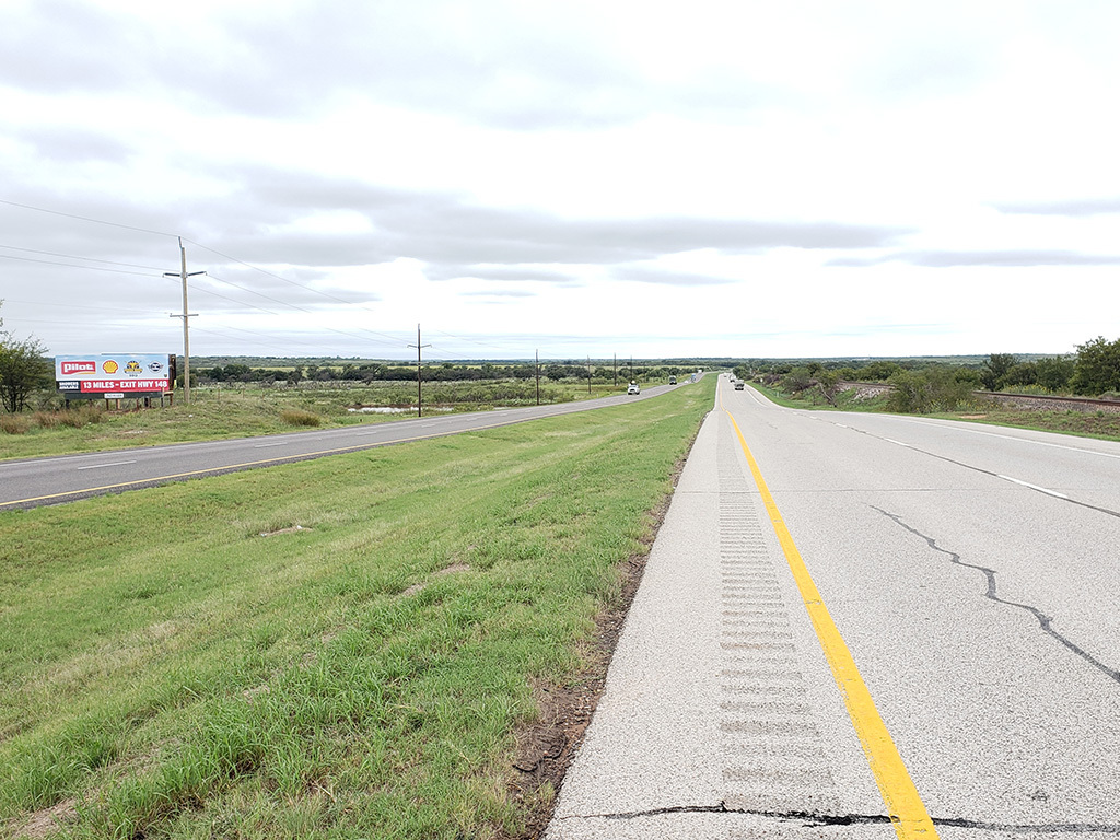 Photo of a billboard in Nocona