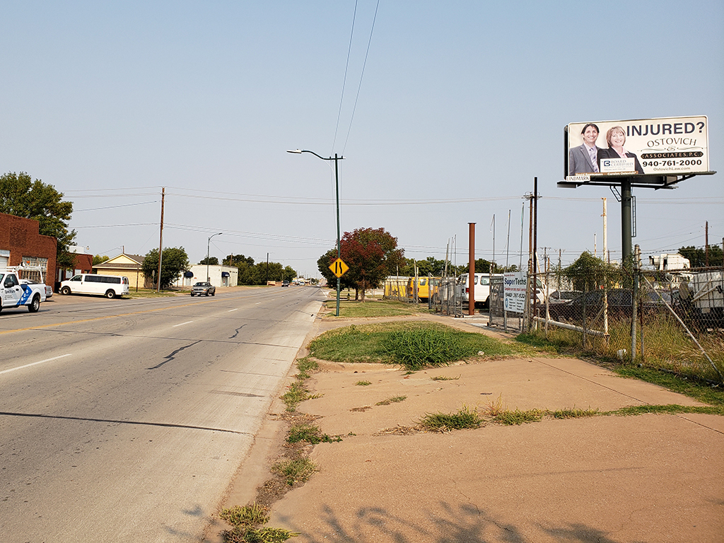 Photo of a billboard in Sheppard AFB