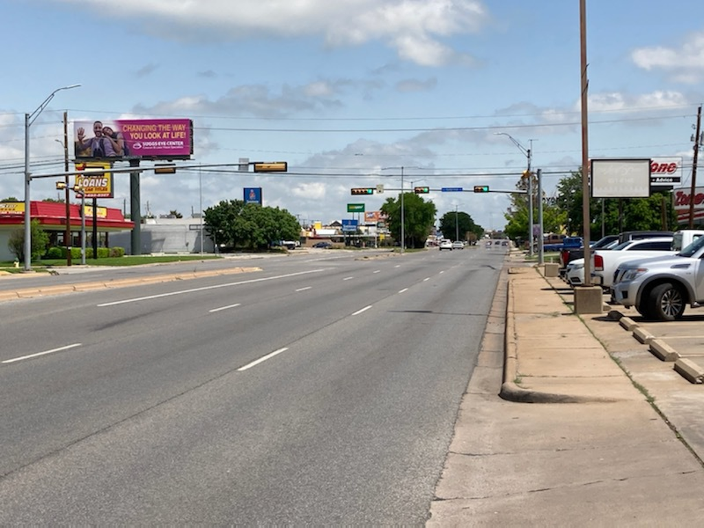 Photo of a billboard in Oklaunion