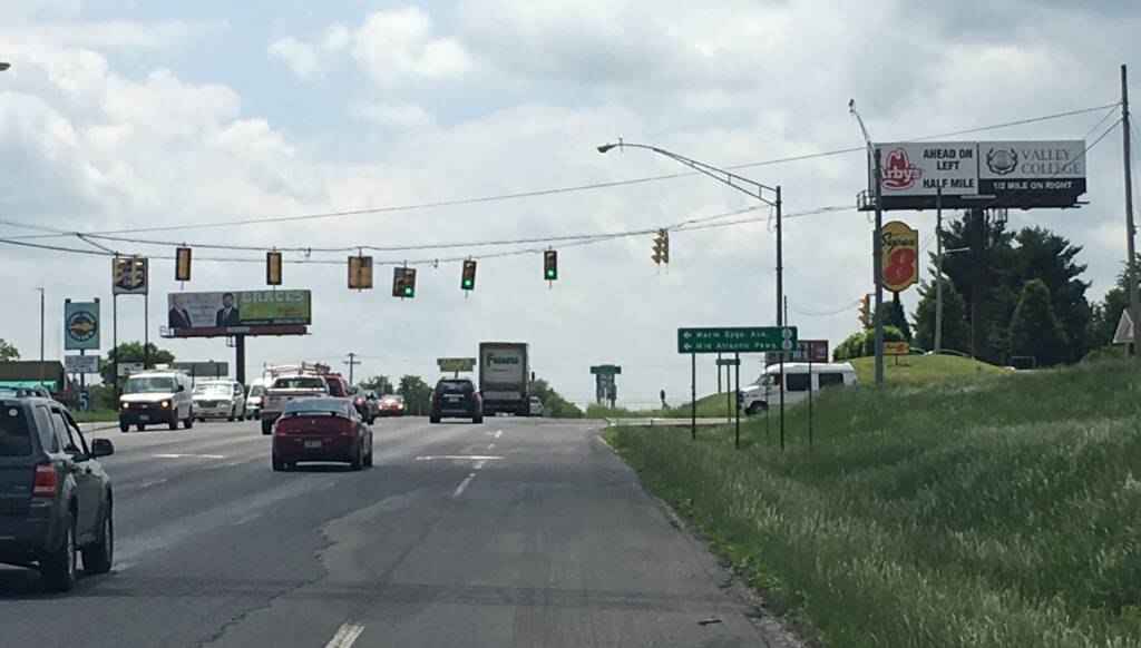 Photo of a billboard in Hedgesville