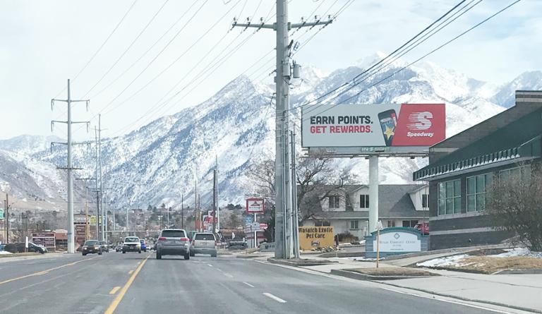 Photo of a billboard in Sandy