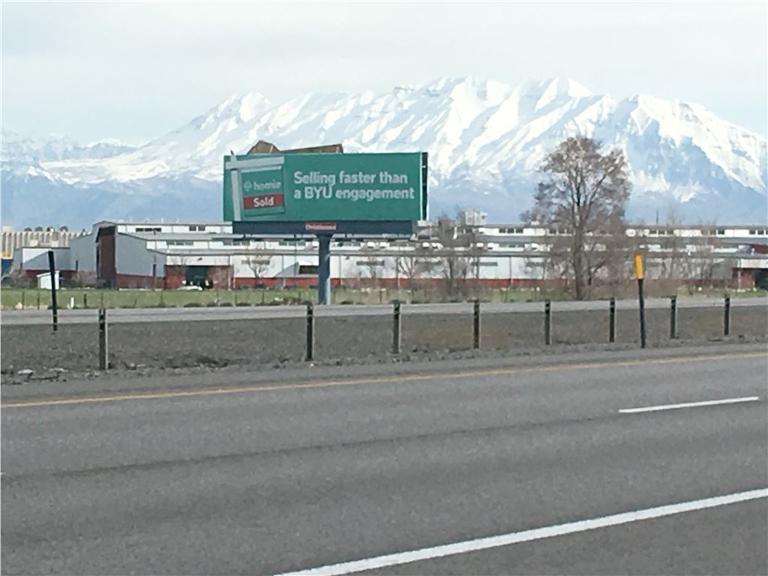 Photo of a billboard in Mona