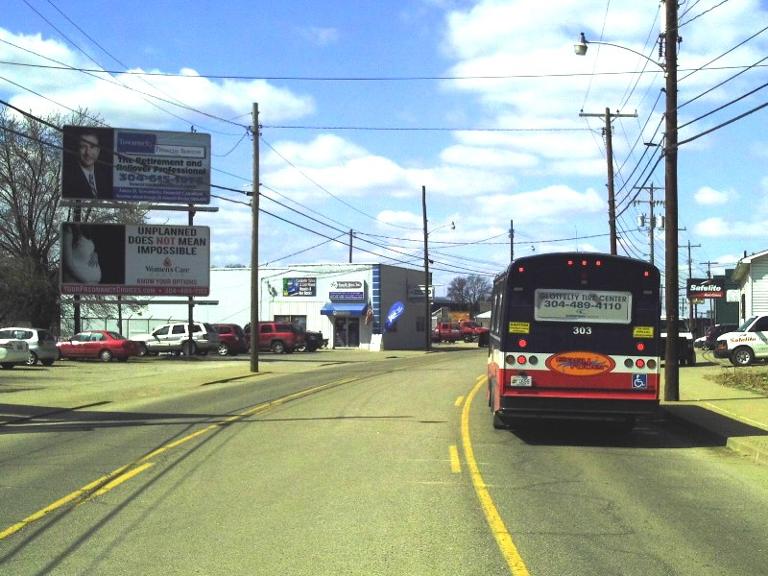 Photo of an outdoor ad in Parkersburg