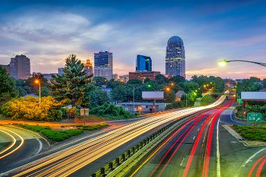 Winston Salem North Carolina taxi ads