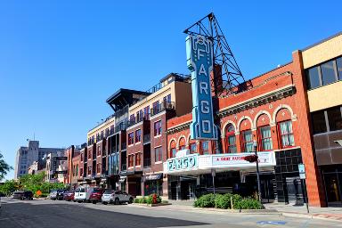 Fargo North Dakota movie theater ads