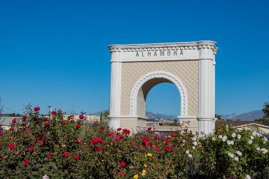 Alhambra California movie theater ads