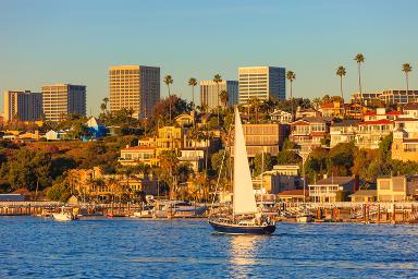 Newport Beach California transit ads